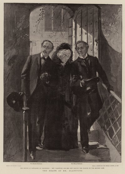 Mr Gladstones død af Sydney Prior Hall