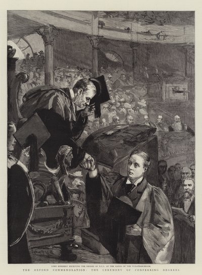 Oxford Commemoration, ceremonien for tildeling af grader af Sydney Prior Hall