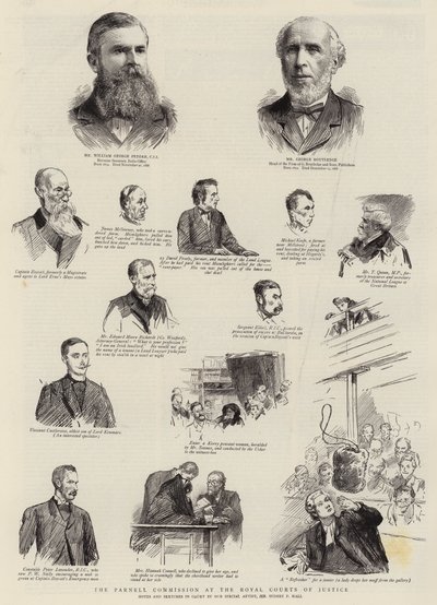 Parnell-kommissionen ved Royal Courts of Justice af Sydney Prior Hall