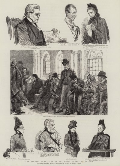 Parnell-kommissionen ved Royal Courts of Justice af Sydney Prior Hall
