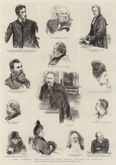 Parnell-kommissionen ved Royal Courts of Justice af Sydney Prior Hall