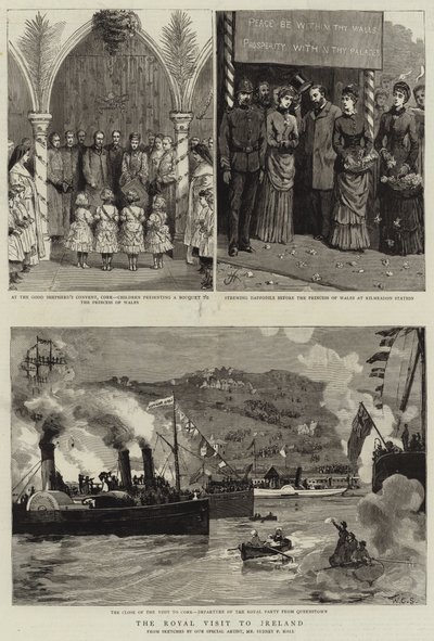 Det kongelige besøg i Irland af Sydney Prior Hall