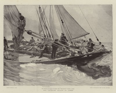 Yachtsæsonen ved Cowes af Sydney Prior Hall