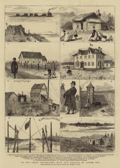 Til det store nordvest med markisen af Lorne, XVI af Sydney Prior Hall