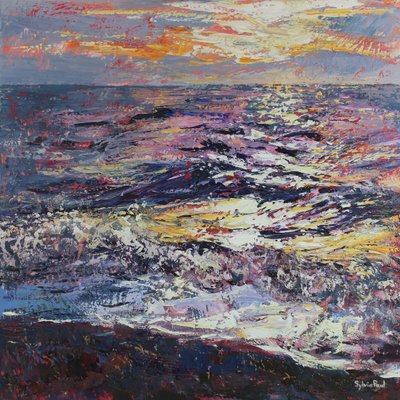 The Break of Day, 2021 (olie på lærred) af Sylvia Paul