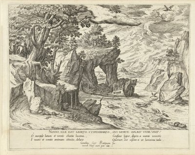 skibbrud Allegoriske landskaber (serietitel) af Symon Novelanus (attributed to)