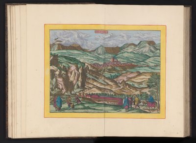Udsigt til Alhama de Granada Alhama (titel på objekt) af Symon Novelanus (possibly)