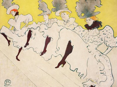 Mademoiselle Eglantines teatertrup (1896) af TOULOUSE LAUTREC