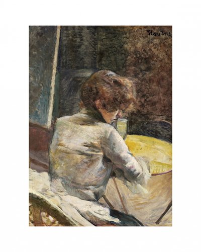 Ventetid (ca. 1887) af TOULOUSE LAUTREC