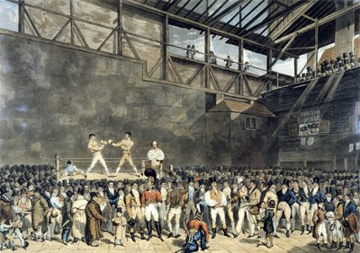 Det indre af Fives Court, indgraveret af Charles Turner af T. (after) Blake