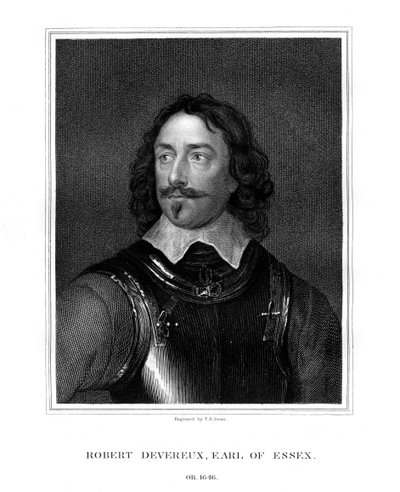 Robert Devereux, 3. jarl af Essex, 1827. af T. A. Dean