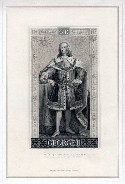 George II af Storbritannien. af T. Brown