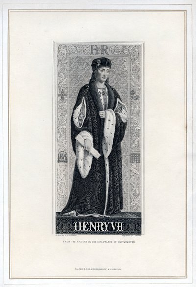 Henrik VII af England, 1800-tallet. af T. Brown