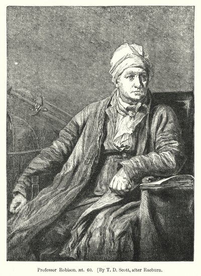 Professor Robison, aet 60 (gravering) af T. D. (after) Scott