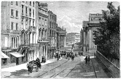 Grafton Street, Dublin, 1900. af T. Hart
