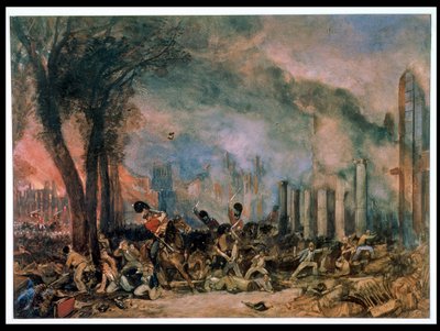 Anklagen for 3rd Dragoon Guards i Queen Square, Bristol, mandag den 31. oktober 1831 af T. L. and Muller William J. Rowbotham