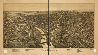New Castle, Pennsylvania 1896 af T. M. Fowler
