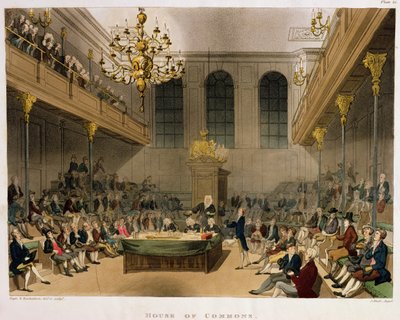 House of Commons Interior, fra Ackermanns 