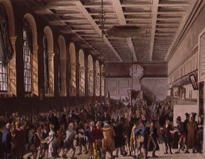Custom House, the Long Room fra Ackermanns 