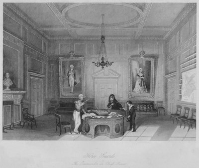 Horse Guards. The Commander in Chiefs Levee, c1841dani af T Turnbull