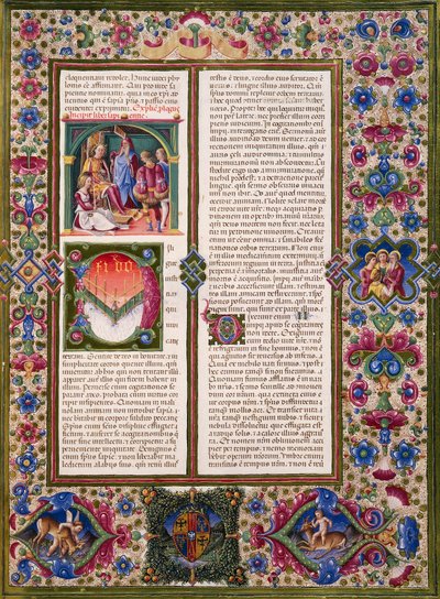 Visdommens Bog, fra bind I af Bible of Borso d