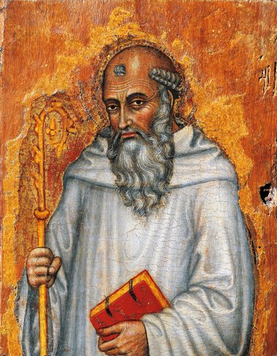 Italien, Assisi, Sankt Benedikt af Taddeo di Bartolo