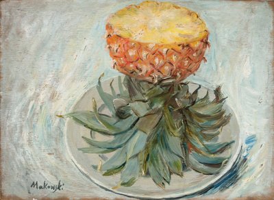 Ananas på en tallerken af Tadeusz Makowski