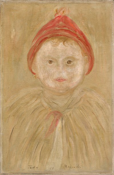 Et barn i en kappe af Tadeusz Makowski