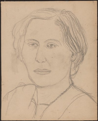 Kvindehoved af Tadeusz Makowski