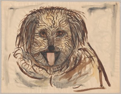 Hoved af en hund af Tadeusz Makowski