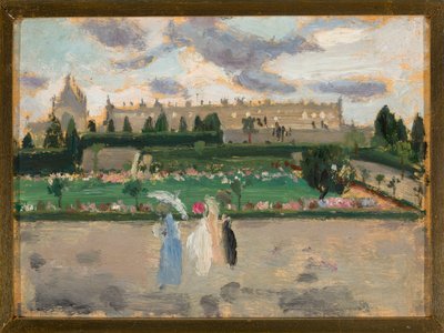 Bylandskab (Esplanade des Invalides) af Tadeusz Makowski
