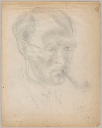 Portræt af Marceli Gromeire af Tadeusz Makowski