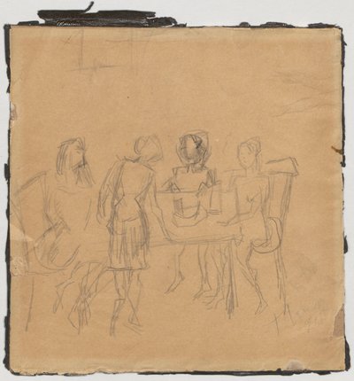 Am Tisch af Tadeusz Makowski
