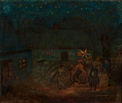 Krakows julekrybbe af Tadeusz Makowski