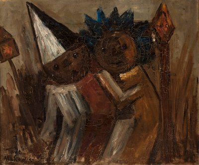 Fed torsdag (Mardi Gras) af Tadeusz Makowski