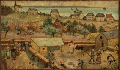 Gården i Keranquernat af Tadeusz Makowski