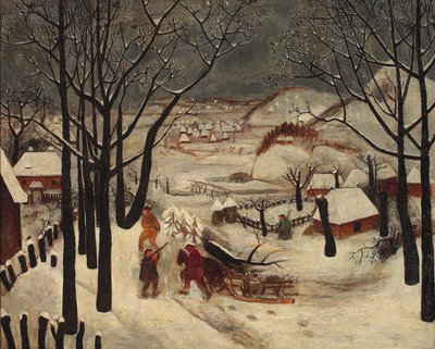 Vinter af Tadeusz Makowski