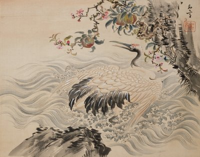 Blomster og fugle, 1800-tallet. af Taki Katei