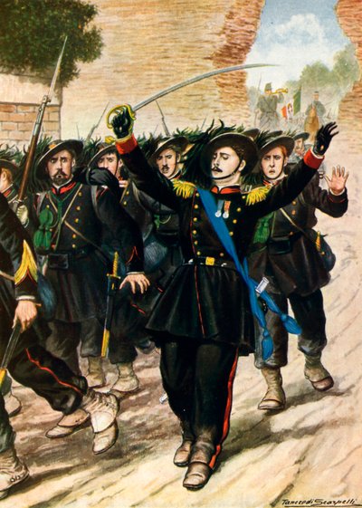 20. september 1870: Porta Pia - Gennembrud af murene af Tancredi Scarpelli