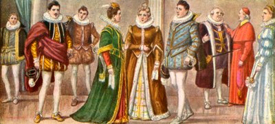 Kostume af Milanesi i 1598 af Tancredi Scarpelli