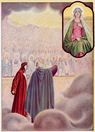 Illustration til Dantes guddommelige komedie af Tancredi Scarpelli