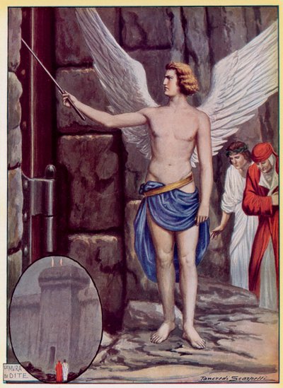 Illustration til Dantes guddommelige komedie af Tancredi Scarpelli
