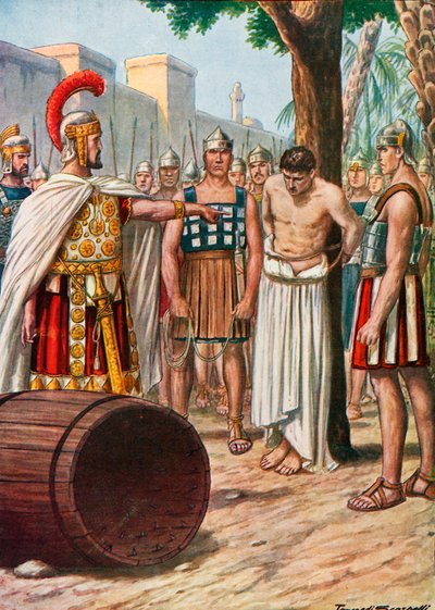 Marcus Atilius Regulus vender tilbage til Karthago af Tancredi Scarpelli