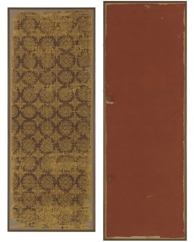 Brokadefragment (silke) af Tang Dynasty Chinese School