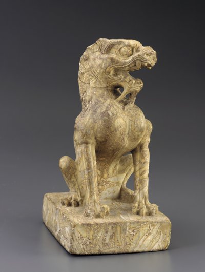 Skytsløve af Tang Dynasty Chinese School