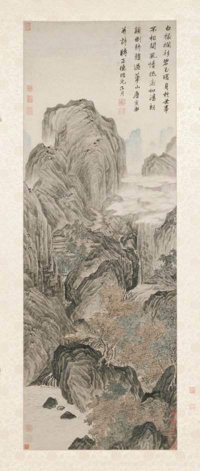 Mount Hua, 1506. af Yin Tang