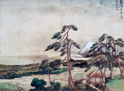 Udsigt over Kanagawa-kysten af Tani Buncho