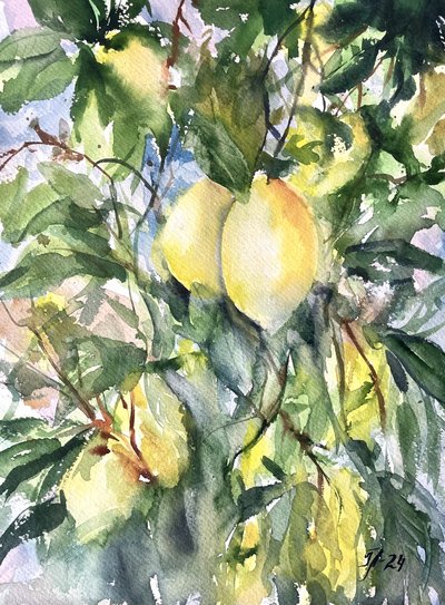 Livlig citrongren af Tanya Lundmark