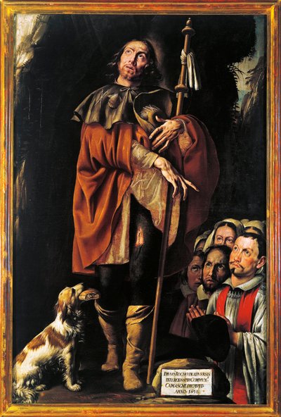 Italien, Varallo, maleri af Saint Roch af Tanzio da Varallo
