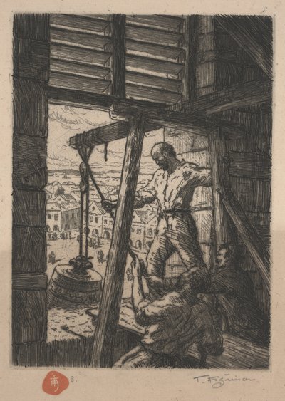 Fetching Down the Bell in the War I, 1917 af Tavík František Šimon